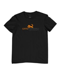 Camisa Preta - Clássica - Gato Mandou, a gente obedece