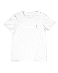 Camiseta Clássica - Branca - mulher e gato